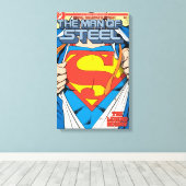 The Man of Steel #1 Collector's Edition キャンバスプリント (インサイチュ (ウッドフロア))