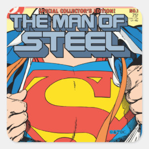The Man of Steel #1 Collector's Edition スクエアシール