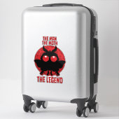 The Man, The Moth, The Legend - Mythical Mothman シール (スーツケース)