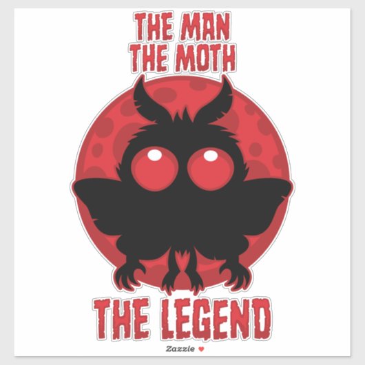 The Man, The Moth, The Legend - Mythical Mothman シール (シート)