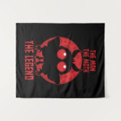 The Man, The Moth, The Legend - Mythical Mothman タペストリー (正面(横))