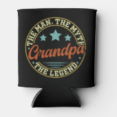 The man the myth the father's day of Grandpa 缶クーラー (正面)