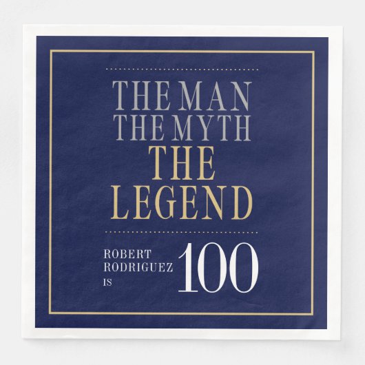 The Man The Myth The Legend 100th Birthday  (正面)