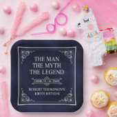 The Man The Myth The Legend 100th Birthday ペーパープレート (パーティー)