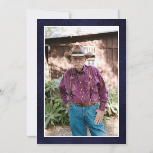 The Man The Myth The Legend 100th Birthday 招待状 (裏面)