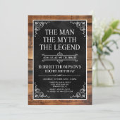 The Man The Myth The Legend 100th Birthday 招待状 (スタンド正面)