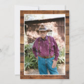 The Man The Myth The Legend 100th Birthday 招待状 (裏面)