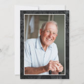 The Man The Myth The Legend 100th Photo Birthday 招待状 (裏面)