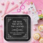 The Man The Myth The Legend 50th Birthday ペーパープレート (パーティー)
