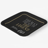 The Man The Myth The Legend 60th Birthday ペーパープレート (傾斜あり)