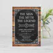 The Man The Myth The Legend 60th Birthday 招待状 (スタンド正面)