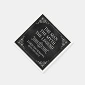 The Man The Myth The Legend 65th Birthday スタンダードカクテルナプキン (角)