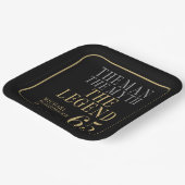 The Man The Myth The Legend 65th Birthday ペーパープレート (傾斜あり)