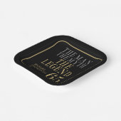 The Man The Myth The Legend 65th Birthday ペーパープレート (傾斜あり)