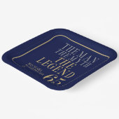 The Man The Myth The Legend 65th Birthday ペーパープレート (傾斜あり)