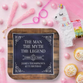 The Man The Myth The Legend 65th Birthday ペーパープレート (パーティー)