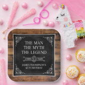 The Man The Myth The Legend 65th Birthday ペーパープレート (パーティー)