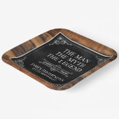 The Man The Myth The Legend 65th Birthday ペーパープレート (傾斜あり)