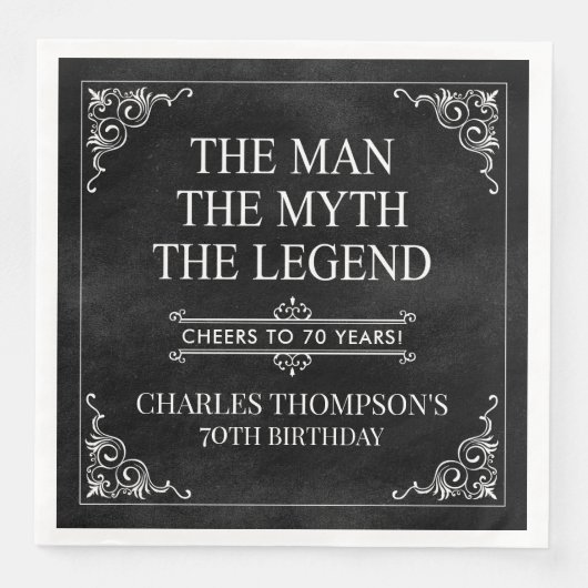 The Man The Myth The Legend 70th Birthday (正面)