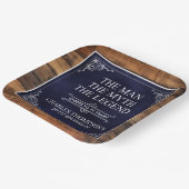 The Man The Myth The Legend 70th Birthday ペーパープレート (傾斜あり)