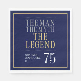 The Man The Myth The Legend 75th Birthday  スタンダードランチョンナプキン