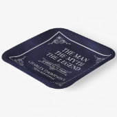 The Man The Myth The Legend 75th Birthday ペーパープレート (傾斜あり)