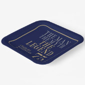 The Man The Myth The Legend 75th Birthday ペーパープレート (傾斜あり)