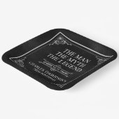 The Man The Myth The Legend 75th Birthday ペーパープレート (傾斜あり)