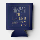 The Man The Myth The Legend 75th Birthday 缶クーラー (正面)