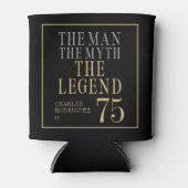 The Man The Myth The Legend 75th Birthday 缶クーラー (正面)