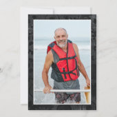 The Man The Myth The Legend 75th Photo Birthday 招待状 (裏面)