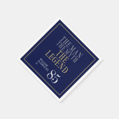 The Man The Myth The Legend 85th Birthday スタンダードカクテルナプキン (角)