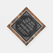 The Man The Myth The Legend 85th Birthday スタンダードランチョンナプキン (角)