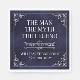 The Man The Myth The Legend 85th Birthday スタンダードランチョンナプキン