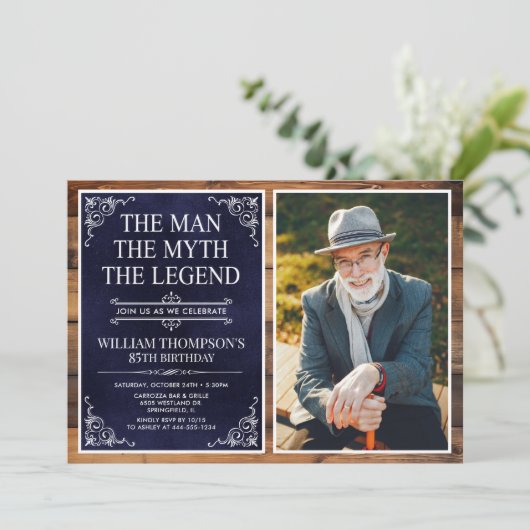 The Man The Myth The Legend 85th Birthday 招待状 (スタンド正面)