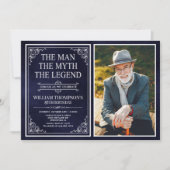 The Man The Myth The Legend 85th Birthday 招待状 (正面)