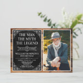 The Man The Myth The Legend 85th Birthday 招待状 (スタンド正面)