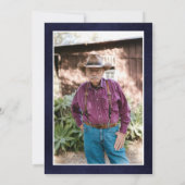 The Man The Myth The Legend 85th Birthday 招待状 (裏面)