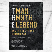 The Man The Myth The Legend Surprise 65th Birthday 招待状