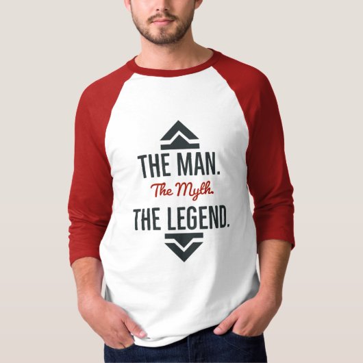 THE MAN The myth the legend T-Shirt Tシャツ (正面)
