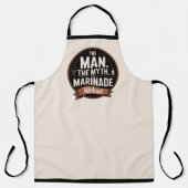 The Man The Myth The Marinade BBQ エプロン (正面)