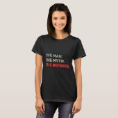 The Man The Myth The Referee Funny Referee Dad Ref Tシャツ (正面フル)