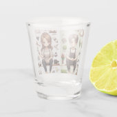 The man, the woman ver. 1 shot glass ショットグラス (裏面)