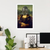 The Mando Lisa  Matte Art Print. Classical ポスター (ホームオフィス)