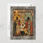 The Mandylion Heals Orthodox Christian Icon        ポストカード (正面/裏面)