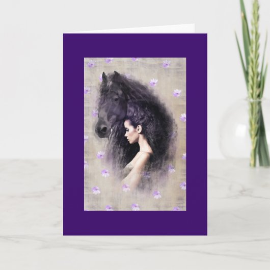 THE MANE – カード、グリーティングノート カード (正面)