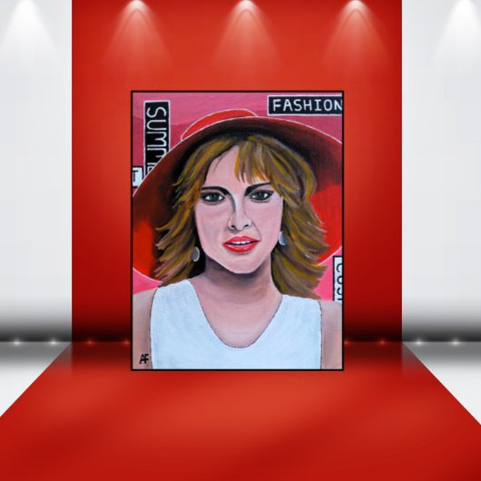 The Mannequin Painting by Alfred Fox キャンバスプリント