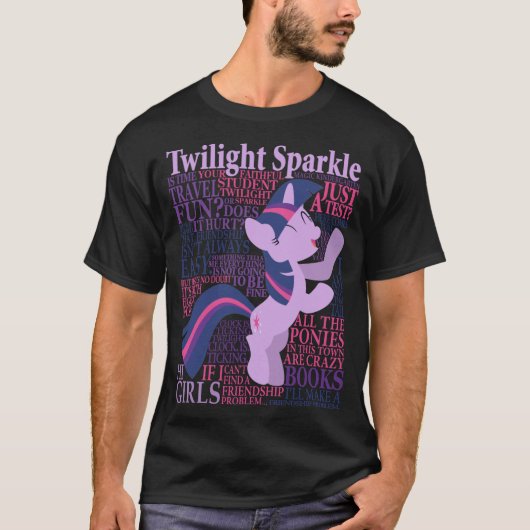 The Many Words ofwilight Sparkle vintage Tシャツ (正面)