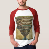 The Map of Hell, Abyss of Hell - Sandro Botticelli Tシャツ (正面)