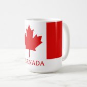 The Maple Leaf flag of Canada コーヒーマグカップ (正面右)